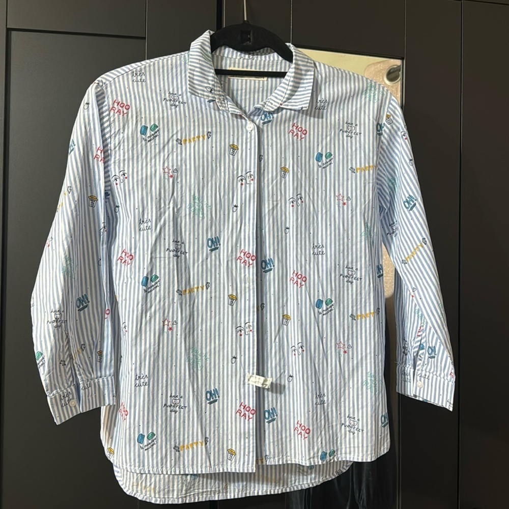 Zara kids button down shirt